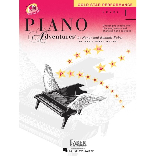PIANO ADVENTURES GOLD STAR PERFORMANCE Level 1 Book & CD
