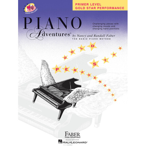 FABER PIANO ADVENTURES GOLD STAR PERFORMANCE Primer Level Book & CD