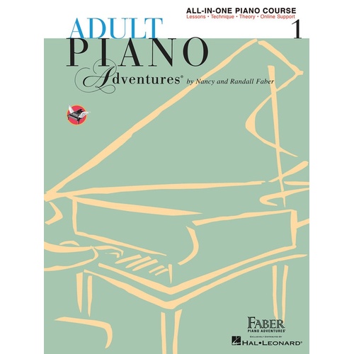 FABER ADULT PIANO ADVENTURES ALL-IN-ONE PIANO COURSE Book 1