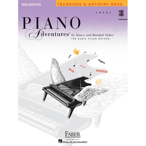PIANO ADVENTURES TECHNIQUE & ARTISTRY BOOK Level 3B Second Edition