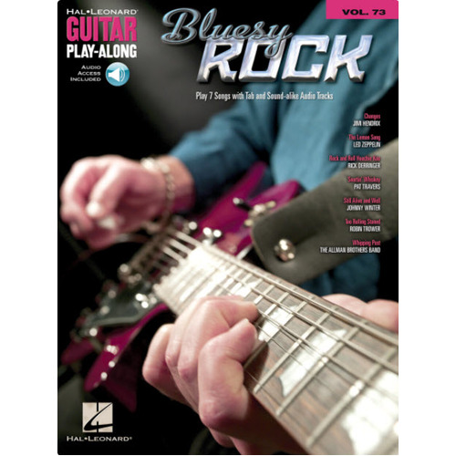 BLUESY ROCK Guitar Playalong Book with Online Audio Access and TAB Volume 73
