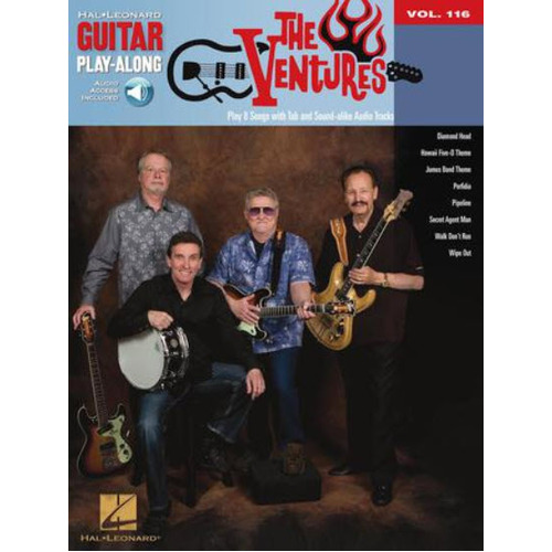 VENTURES Guitar Playalong Book with Online Audio Access Volume 116