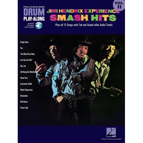 JIMI HENDRIX EXPERIENCE SMASH HITS Drum Playalong with Online Audio Access Volume 11
