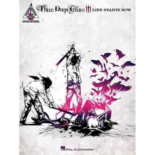 THREE DAYS GRACE LIFE STARTS NOW Guitar Recorded Versions NOTES & TAB