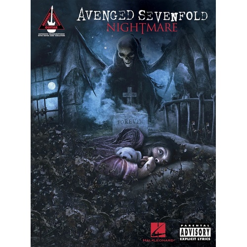 AVENGED SEVENFOLD NIGHTMARE Guitar Recorded Versions NOTES & TAB