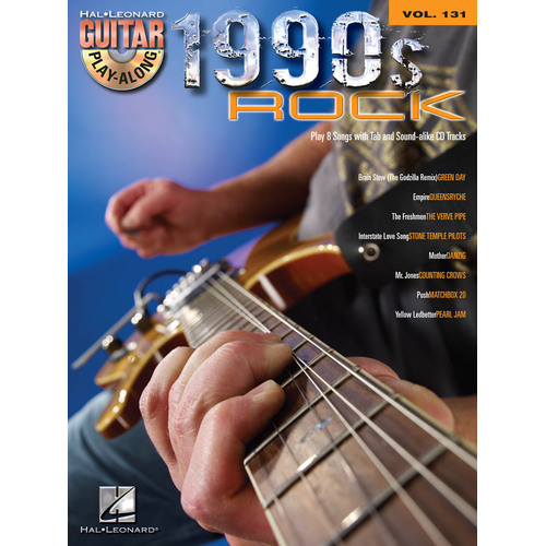 1990S ROCK Guitar Playalong Book & CD with TAB Volume 131