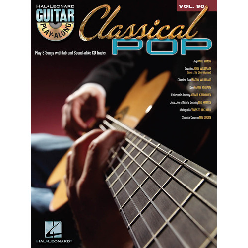 CLASSICAL POP Guitar Playalong Book & CD with TAB Volume 90