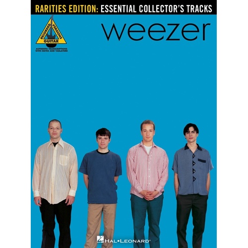 WEEZER RARTIES EDITION Guitar Recorded Versions NOTES & TAB