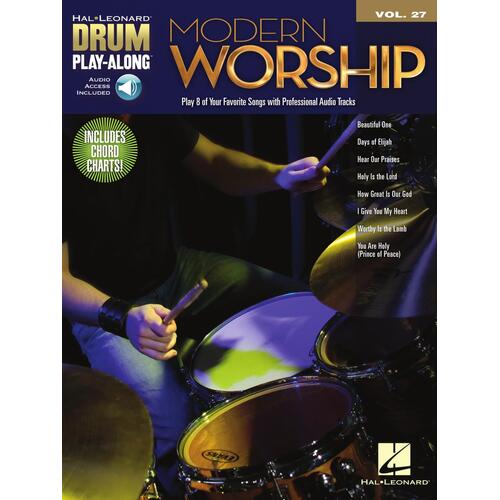 MODERN WORSHIP Drum Playalong Book with Online Audio Access Volume 27