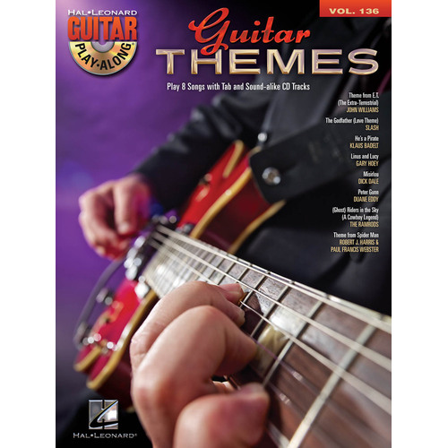 GUITAR THEMES Guitar Playalong Book & CD with TAB Volume 136