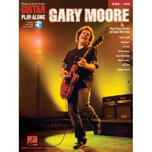 GARY MOORE Guitar Playalong Book with Online Audio Access Volume 139