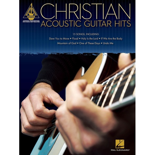 CHRISTIAN ACOUSTIC GUITAR HITS Guitar Recorded Versions NOTES & TAB