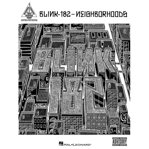BLINK 182 NEIGHBORHOODS Guitar Recorded Versions NOTES & TAB