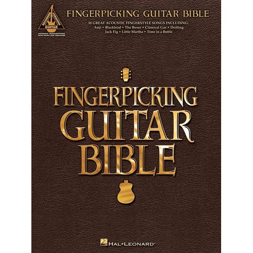 FINGERPICKING GUITAR BIBLE Guitar Recorded Versions NOTES & TAB