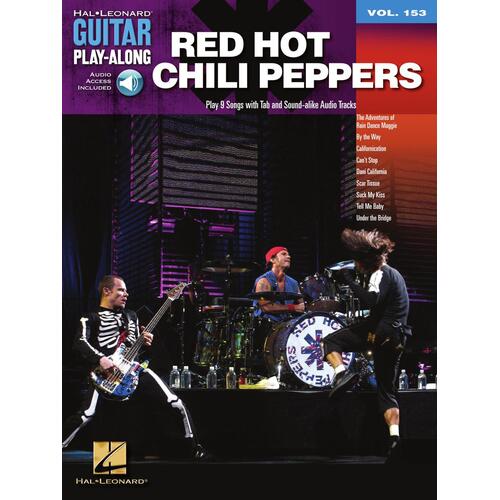 RED HOT CHILLI PEPPERS Guitar Playalong Book with Online Audio Access Volume 153