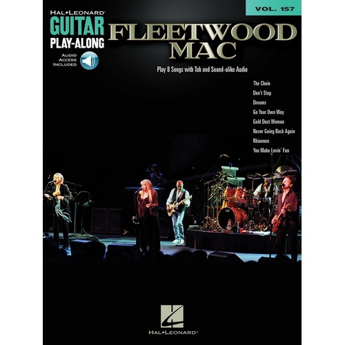 FLEETWOOD MAC Guitar Playalong Book with Online Audio Access Volume 157