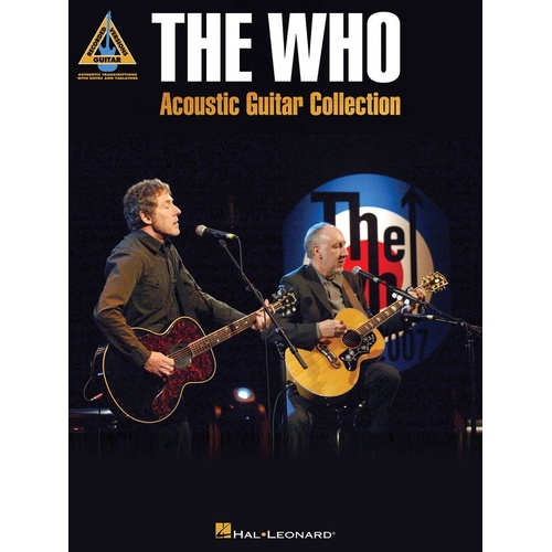THE WHO ACOUSTIC GUITAR COLLECTION Guitar Recorded Versions NOTES & TAB