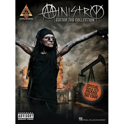 MINISTRY GUITAR TAB COLLECTION Guitar Recorded Versions NOTES & TAB