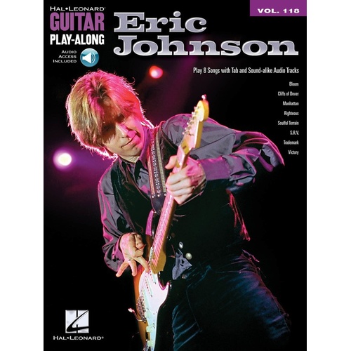 ERIC JOHNSON Guitar Playalong Book with Online Audio Access and TAB Volume 118