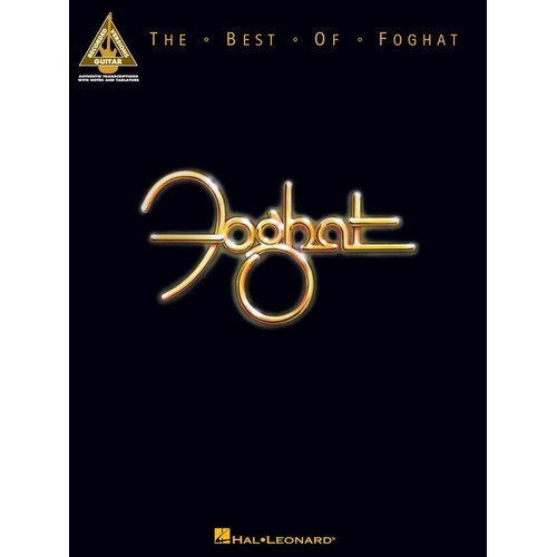 FOGHAT THE BEST OF Guitar Recorded Versions NOTES & TAB