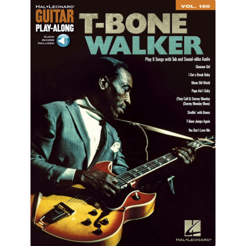 T BONE WALKER Guitar Playalong Book with Online Audio Access and TAB Volume 160