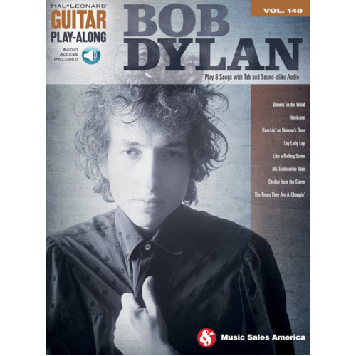 BOB DYLAN Guitar Playalong Book with Online Audio Access and TAB Volume 148