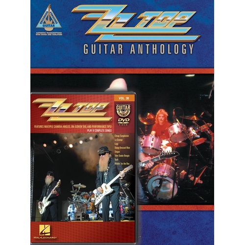 ZZ TOP GUITAR PACK Guitar Recorded Versions NOTES & TAB DVD