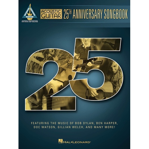 ACOUSTIC GUITAR 25TH ANNIVERSARY SONGBOOK Guitar Recorded Versions NOTES & TAB