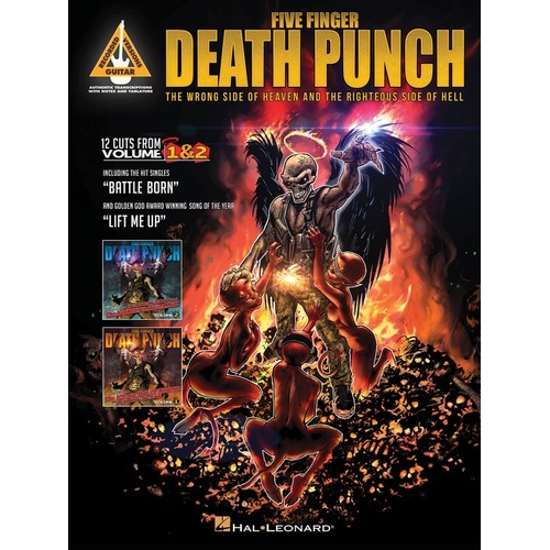 FIVE FINGER DEATH WRONG SIDE OF HEAVEN AND RIGHTEOUS SIDE OF HELL Guitar Recorded Versions NOTES & TAB