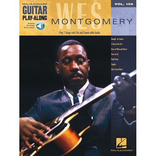 WES MONTGOMERY Guitar Playalong Book with Online Audio Access Volume 159