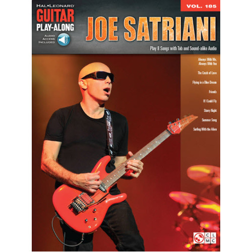 JOE SATRIANI Guitar Playalong Book with Online Audio Access and TAB Volume 185