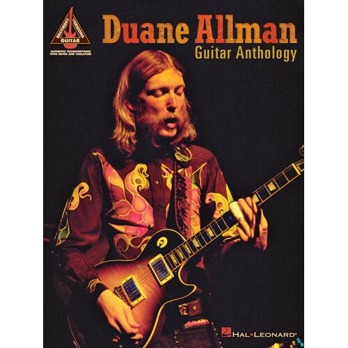 DUANE ALLMAN GUITAR ANTHOLOGY Guitar Recorded Versions NOTES & TAB