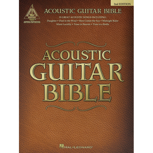 ACOUSTIC GUITAR BIBLE Guitar Recorded Versions NOTES & TAB
