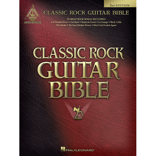 CLASSIC ROCK GUITAR BIBLE Guitar Recorded Versions NOTES & TAB
