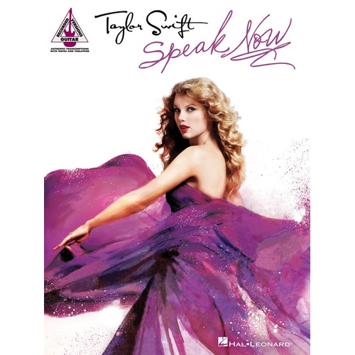 TAYLOR SWIFT SPEAK NOW Guitar Recorded Versions NOTES & TAB