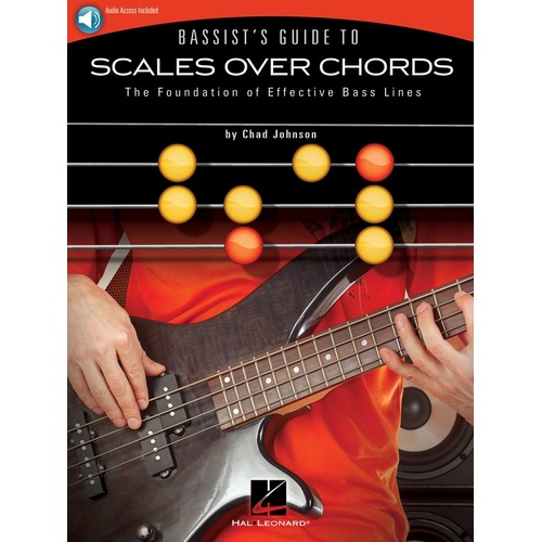 BASSISTS GUIDE TO SCALES OVER CHORDS Book & Online Audio Access