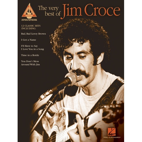 JIM CROCE THE VERY BEST OF Guitar Recorded Versions NOTES & TAB