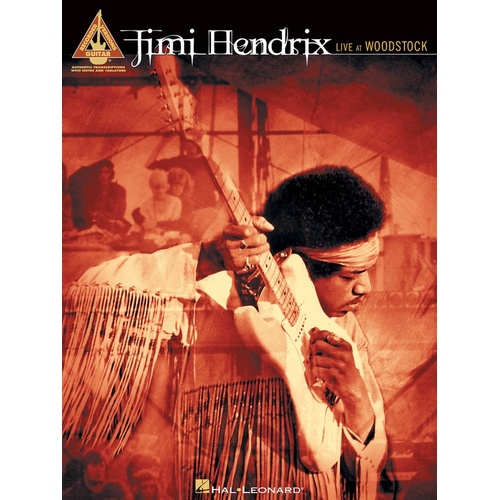 JIMI HENDRIX LIVE AT WOODSTOCK Guitar Recorded Versions NOTES & TAB