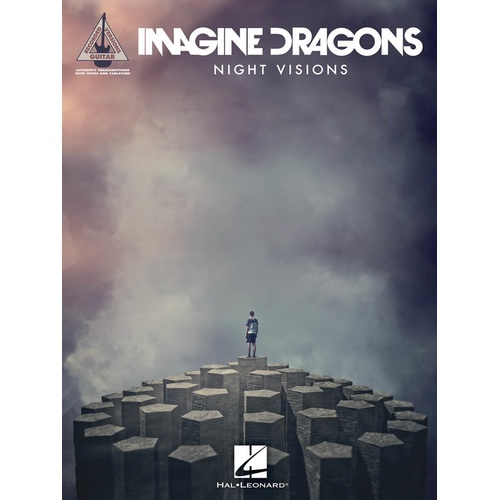IMAGINE DRAGONS NIGHT VISIONS Guitar Recorded Versions NOTES & TAB