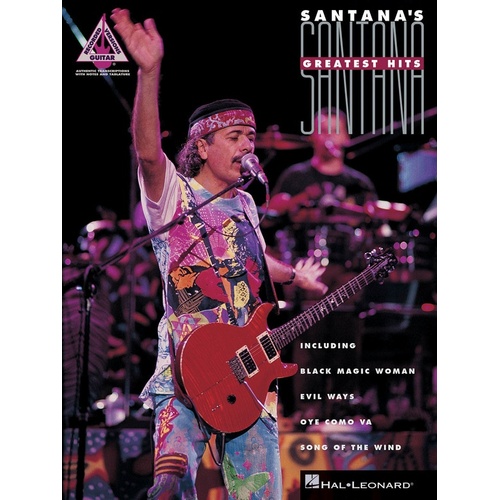 SANTANA GREATEST HITS Guitar Recorded Versions NOTES & TAB