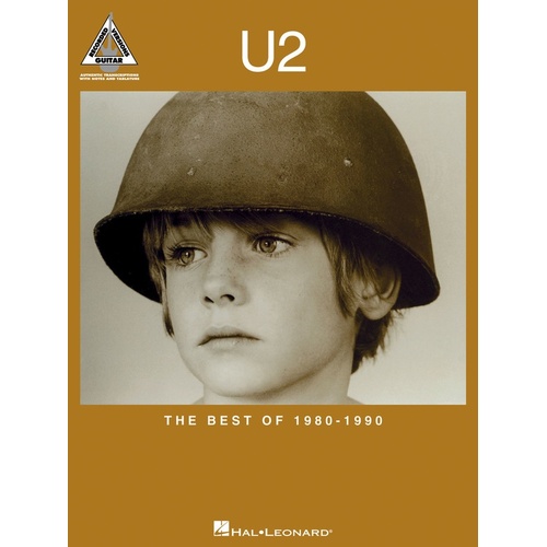 U2 THE BEST OF 1980-1990 Guitar Recorded Versions NOTES & TAB