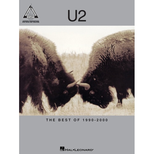 U2 THE BEST OF 1990-2000 Guitar Recorded Versions NOTES & TAB