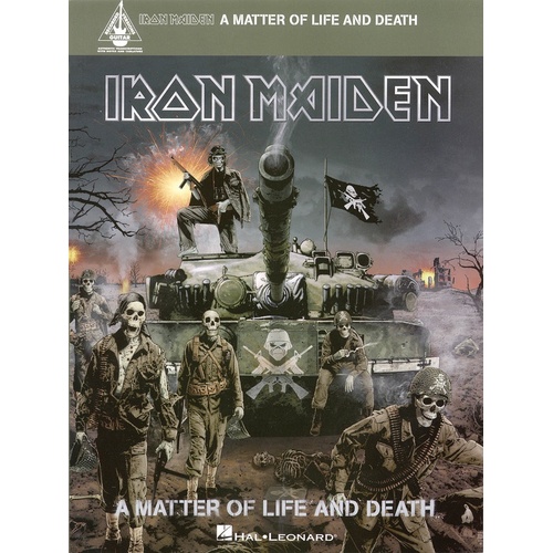 IRON MAIDEN A MATTER OF LIFE AND DEATH Guitar Recorded Versions NOTES & TAB