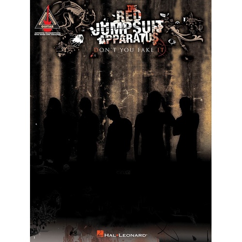 RED JUMPSUIT APPARATUS DONT YOU FAKE IT Guitar Recorded Versions NOTES & TAB