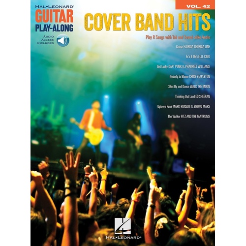 COVER BAND HITS Guitar Playalong with Online Media Access and TAB Volume 42