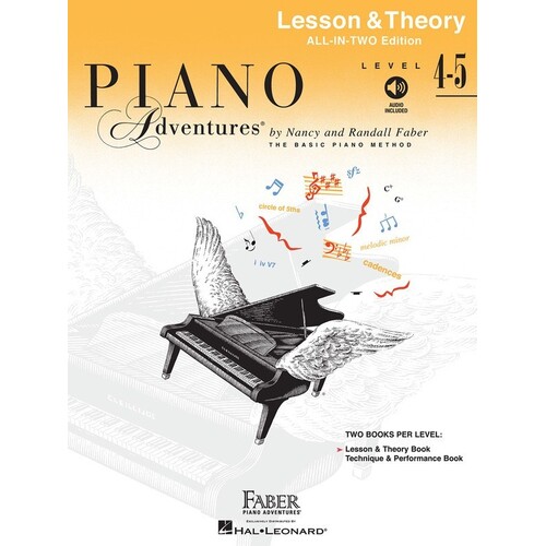 PIANO ADVENTURES LESSON & THEORY ALL IN TWO Level 4-5