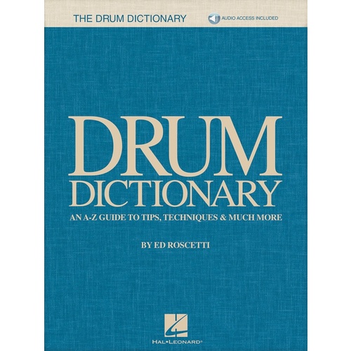 DRUM DICTIONARY Book & Online Media