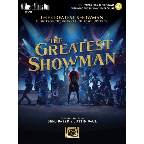 THE GREATEST SHOWMAN Music Minus One Vocals Book & Online Media