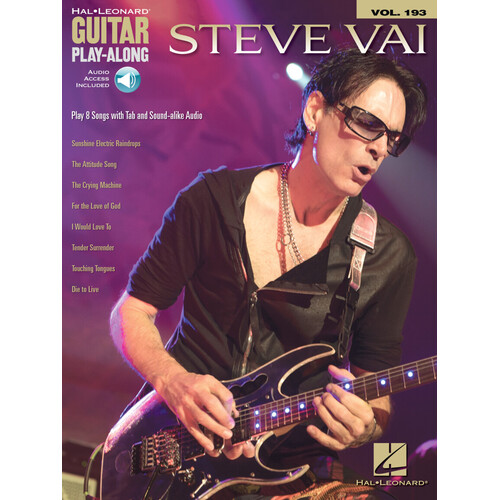 STEVE VAI Guitar Playalong with Online Audio Access and TAB Volume 193