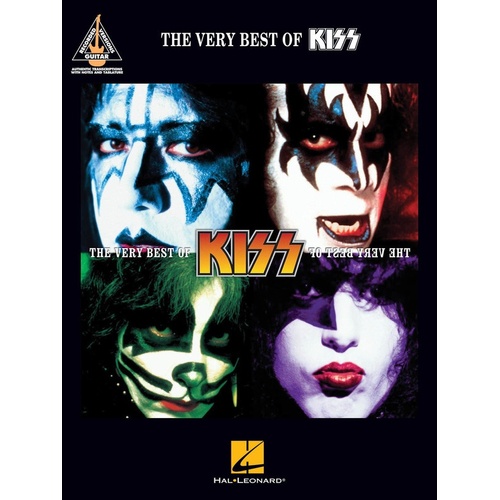 KISS THE VERY BEST OF Guitar Recorded Versions NOTES & TAB